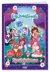 Enchantimals. Spalvinimas su lipdukais