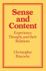 Sense and Content