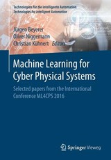 Machine Learning for Cyber Physical Systems