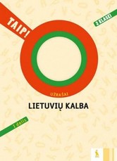 Lietuvių kalba. Užrašai 2 klasei, 1 dalis. Serija TAIP!