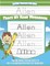 Allen Letter Tracing for Kids Trace my Name Workbook