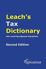 Leach's Tax Dictionary