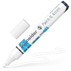 Žymeklis akrilinis Paint-lt 320 4mm baltas