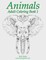 Animals Adult Coloring, Book 1