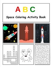ABC Space Coloring Activity Book