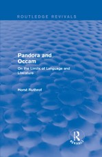 Routledge Revivals: Pandora and Occam (1992)