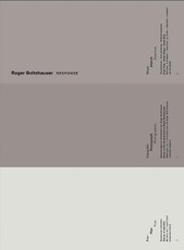 Roger Boltshauser - Response