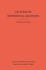 Lectures on Differential Equations. (AM-14)