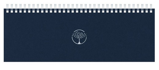 Kalendorius stalinis MEMO ECO tam mėlynas