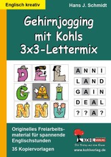 Gehirnjogging mit Kohls 3x3-Lettermix