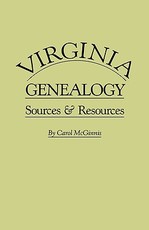 Virginia Genealogy. Sources & Resources