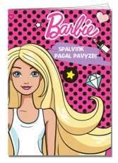 Barbė. Spalvink pagal pavyzdį