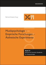 Musikpsychologie - Empirische Forschungen - Ästhetische Experimente
