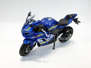 Motociklo modelis MSZ 1:12 Suzuki GSX-R1000, mėlynas
