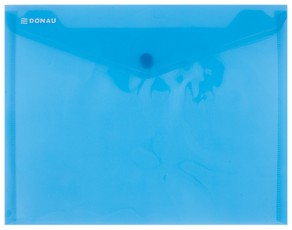 Aplankas-vokelis su spaustuku C5 mėlynas