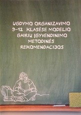 Ugdymo organizavimo 9–12 klasėse modelio gairių įgyvendinimo metodinės rekomendacijos