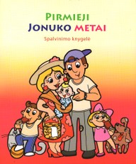 Spalvinimo knygelė pirmieji Jonuko metai