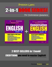 Preston Lee's 2-in-1 Book Series! Beginner English & Conversation English Lesson 1 - 20 For Indonesian Speakers