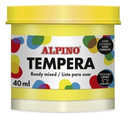 Guašas (tempera) ALPINO 40ml geltonas