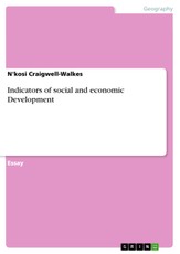 Indicators of social and economic Development