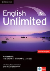English Unlimited B1 - Pre-Intermediate. Coursebook with e-Portfolio DVD-ROM + 3 Audio-CDs