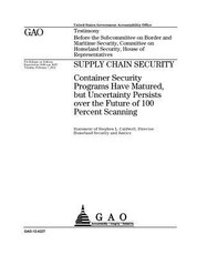 Supply chain security