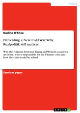 Preventing a New Cold War. Why Realpolitik still matters