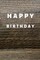 Happy Birthday