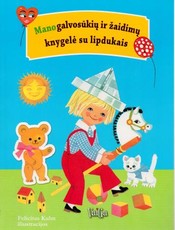 Mano galvosūkių ir žaidimų knygelė su lipdukais