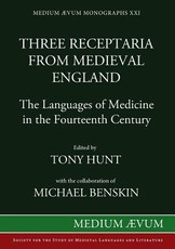 Three Receptaria from Medieval England