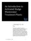 An Introduction to Activated Sludge Wastewater Treatment Plants