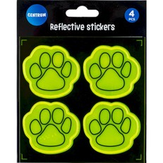 Šviesą atspindintys lipdukai CENTRUM „Paw“, 4 vnt.