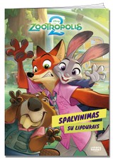 Zootropolis. Spalvinimas su lipdukais