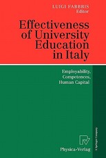 Effectiveness of University Education in Italy