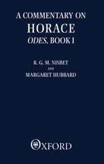 A Commentary on Horace: Odes: Book I