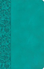 NASB Large Print Personal Size Reference Bible, Teal Leathertouch, Indexed