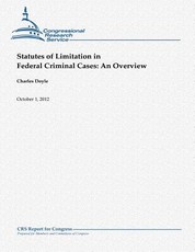 Statutes of Limitation in Federal Criminal Cases