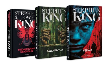 Stephen King 3 knygų rinkinys: Miegančiosios gražuolės +  Žalioji mylia + Vėliau