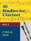 40 Studies for Clarinet, Book 2
