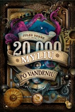 20 000 MYLIŲ PO VANDENIU: prancūzų legendos Jules’io Verne’o mokslinės fantastikos romanas, novatoriškumu bei įžvalgomis pralenkęs savo laiką ir tuo įkvėpęs visas vėlesnes fantastų kartas. Kolekcinis leidimas iliustruotas XIX a. graviūromis!