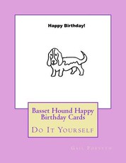 Basset Hound Happy Birthday Cards