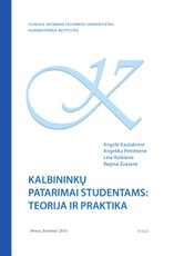 Kalbininkų patarimai studentams: teorija ir praktika