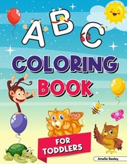 Alphabet Coloring Book for Kids Ages 2-4