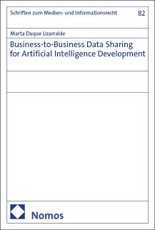 Business-to-Business Data Sharing for Artificial Intelligence Development