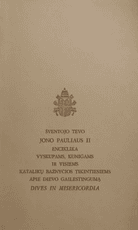 Enciklika DIVES IN MISERICORDIA apie Dievo gailestingumą
