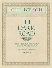 The Dark Road - Sheet Music for Viola Solo and String Orchestra (Violin, Cello and Bass)
