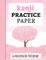 Kanji Practice Paper