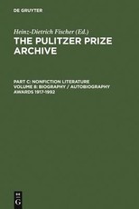 Biography / Autobiography Awards 1917-1992