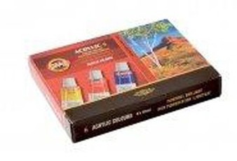 Akriliniai dažai 6x16 ml Koh-I-Noor