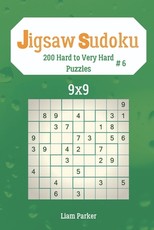 Jigsaw Sudoku - 200 Hard to Very Hard Puzzles 9x9 vol.6